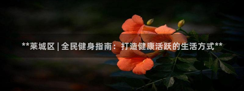 z6尊龙官网平台下载：**莱城区 | 全民健身指南：打造