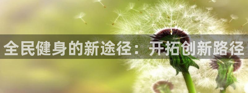尊龙游戏中心：全民健身的新途径：开拓创新路径