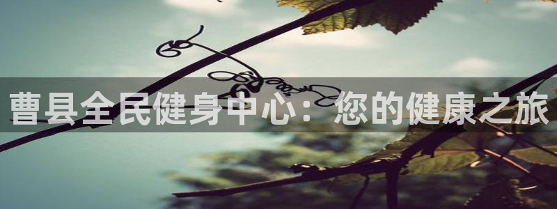 ag旗舰平台尊龙代言：曹县全民健身中心：您的健康之旅